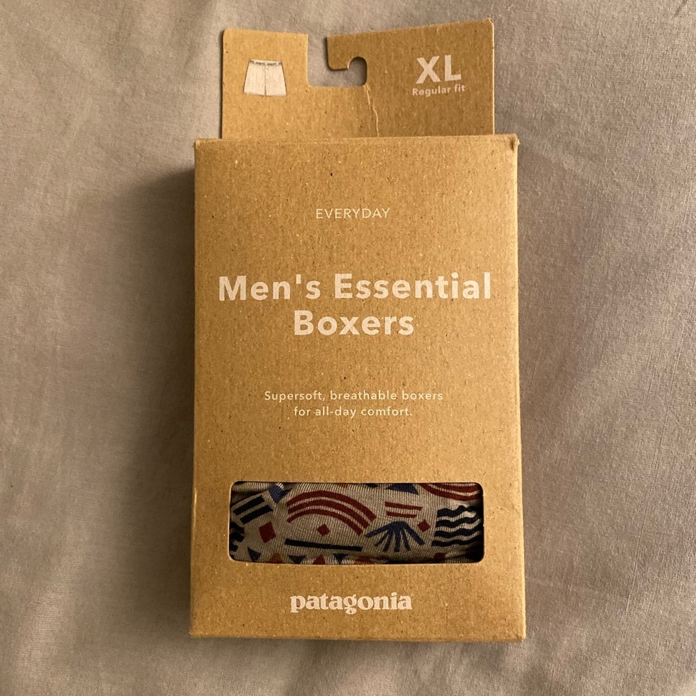 Men’s new Patagonia boxers